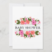 Baby Sower Invitation Kaart (Achterkant)
