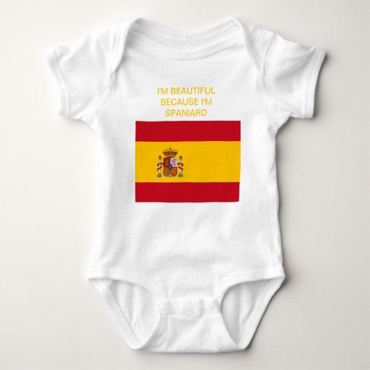 Baby Spaans Pride Romper (Voorkant)