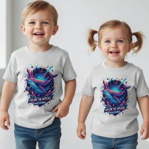 Baby Space Walvis Verken De Universum T-shirt
