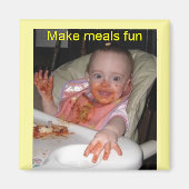 Baby Spaghetti Plezier Magneet (Voorkant)