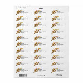 Baby Sparrow Birds Return Address Labels (Full Sheet)