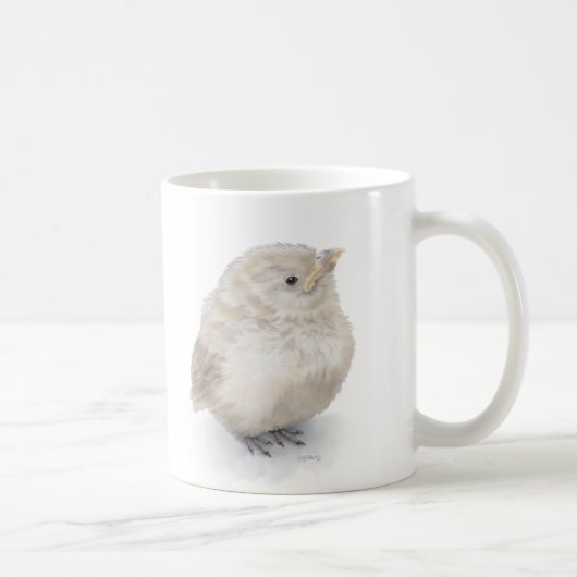 Baby Sparrow Digital-Waterverf Koffiemok (Rechts)