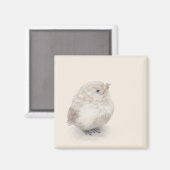 Baby Sparrow Digital-Waterverf Magneet (Voorkant / Achterkant)