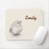 Baby Sparrow Digital-Waterverf Muismat (Met muis)
