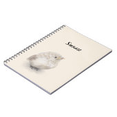 Baby Sparrow Digital-Waterverf Notitieboek (Linkerzijde)