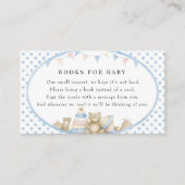 Baby Speelgoed |  BABY SHOWER | Boeken voor Baby Informatiekaartje (Voorkant)