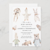 Baby Speelgoed |  BABY SHOWER Kaart (Voorkant / Achterkant)