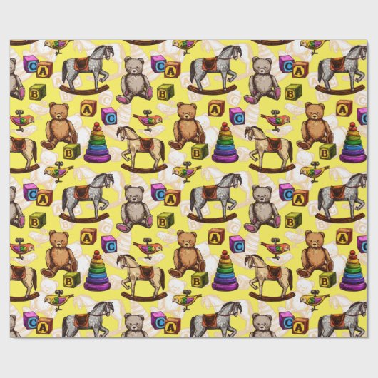  Baby speelgoed Cadeaupapier (Vlak)