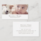 Baby & Speelgoed Dog, Babysitter, Dagverzorging, N Visitekaartje (Voorkant / Achterkant)