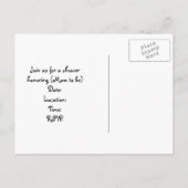 Baby Speelgoed Douche/Baby shower Uitnodiging (Achterkant)