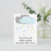 Baby Speelgoed Douche/Baby shower Uitnodiging (Staand voorkant)