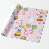 Baby Speelgoed en Nursery Essentials Cadeaupapier (Uitgerold)