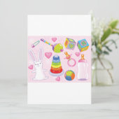 Baby Speelgoed en Nursery Essentials Kaart (Staand voorkant)