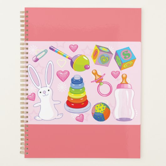 Baby Speelgoed en Nursery Essentials Planner (Voorkant)