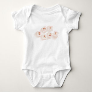 Baby Speelgoed Letters Oranje Romper