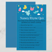 Baby speelgoed Nursery Rhyme Quiz baby shower game (Voorkant / Achterkant)