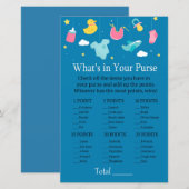 Baby-speelgoed Wat zit er in je handtas? (Voorkant / Achterkant)