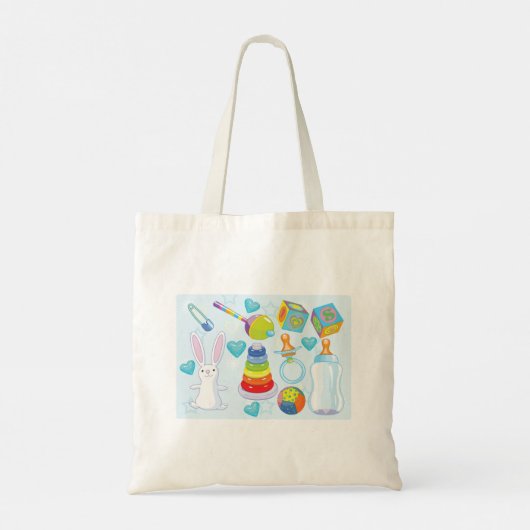 Baby SpeelgoedCanvas tas (Achterkant)