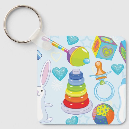 Baby SpeelgoedSleutelhanger Sleutelhanger (Voorkant)