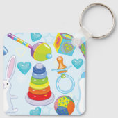 Baby SpeelgoedSleutelhanger Sleutelhanger (Achterkant)