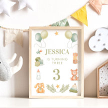 Baby SpeelgoedWaterverf Birthday Nursery