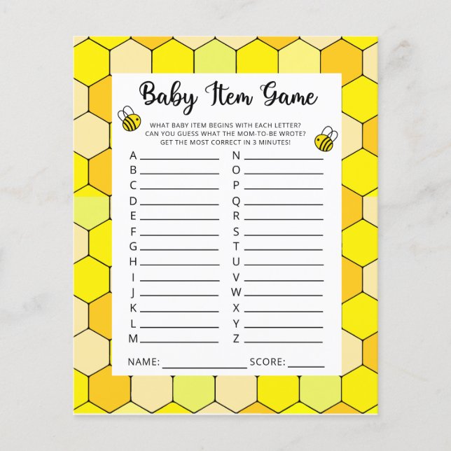 Baby Spel. Baby Borrel Spel (Voorkant)