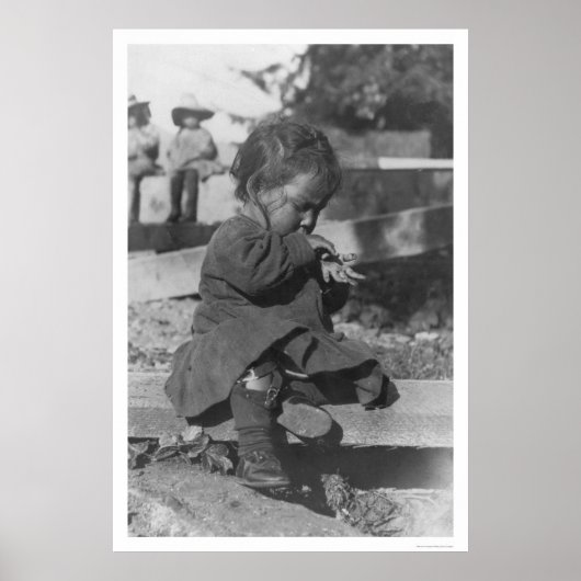 Baby spelen in Nome 1906 Poster (Voorkant)