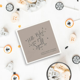 Baby Spell Halloween neutraal Baby shower papier Servet