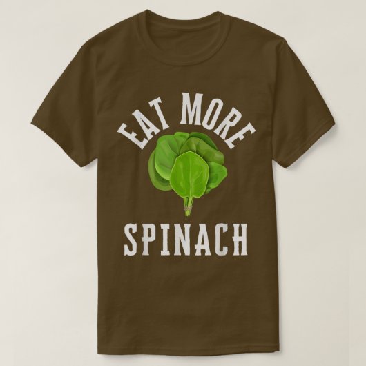 Baby Spinach Organic Spinach and Kale Vegetarian V T-shirt (Design voorkant)
