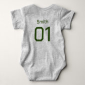 Baby sportteam Jersey Bodysuit (Achterkant)