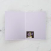 baby spotvogel met vioolpet kaart (Binnen)