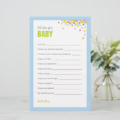 Baby springen / Baby shower Wust voor Baby - blauw (Staand voorkant)