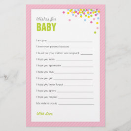 Baby springen / Baby shower Wust voor Baby - Roze