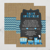 BABY sprinkhaan van de TREINKANT/braadkrijt RUSTIC Kaart (Voorkant / Achterkant)