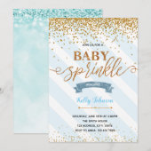 Baby sprinkhondpartij kaart (Voorkant / Achterkant)