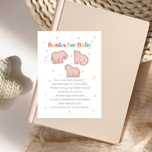 Baby Sprinkle Animal Cookies Book Request Pink Informatiekaartje