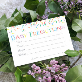 Baby Sprinkle Baby Predicted Game Informatiekaartje