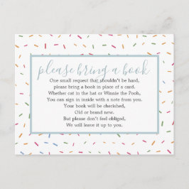 Baby Sprinkle Baby Shower Boek Insteekkaart Verzoe Uitnodiging Briefkaart