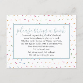 Baby Sprinkle Baby Shower Boek Insteekverzoek Uitnodiging Briefkaart