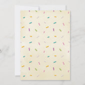 Baby Sprinkle Baby shower Genderneutrale Partij Kaart (Achterkant)