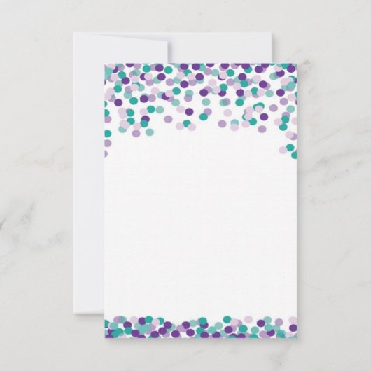 Baby Sprinkle | BABY SHOWER Kaart (Achterkant)