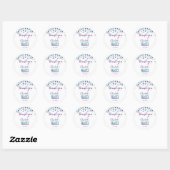 Baby Sprinkle | BABY SHOWER Ronde Sticker (Vel)