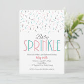 Baby Sprinkle, Baby Shower, Tweeling, Geslacht Neu Kaart (Staand voorkant)