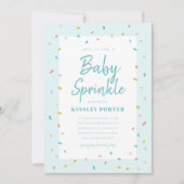 Baby Sprinkle Baby Shower-uitnodigingen (Voorkant)