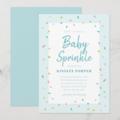 Baby Sprinkle Baby Shower-uitnodigingen (Voorkant / Achterkant)