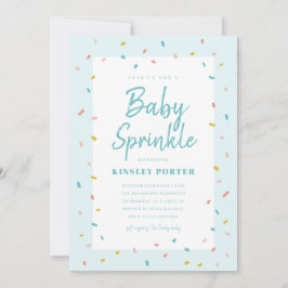 Baby Sprinkle Baby Shower-uitnodigingen