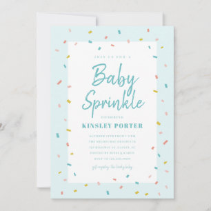 Baby Sprinkle Baby Shower-uitnodigingen