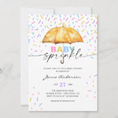 Baby Sprinkle Baby shower Umbrella Sprinkles Kaart (Voorkant)