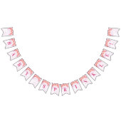 Baby Sprinkle Banner Lavender Waterverf Flowers (Alle)