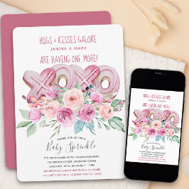 Baby Sprinkle Bloemen XOXO Pretty Girls Shower Kaart
